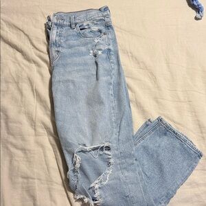 American Eagle Outfitters Light Blue Boyfriend Jeans